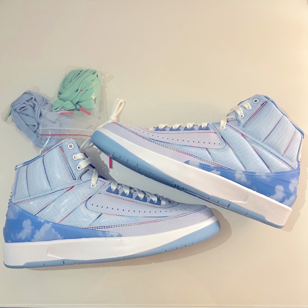 Air Jordan Retro 2 x J.Balvin Blue 2022 Size 7Men